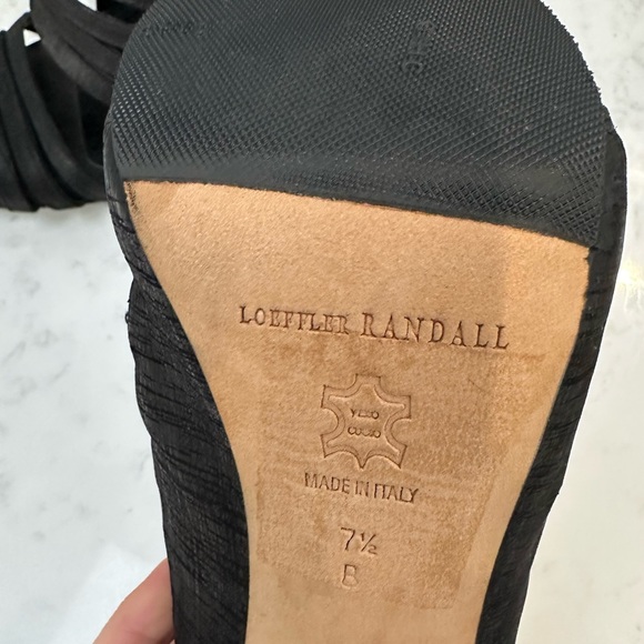 Zip up platform Loeffler Randall open toe booties! - Picture 3 of 4